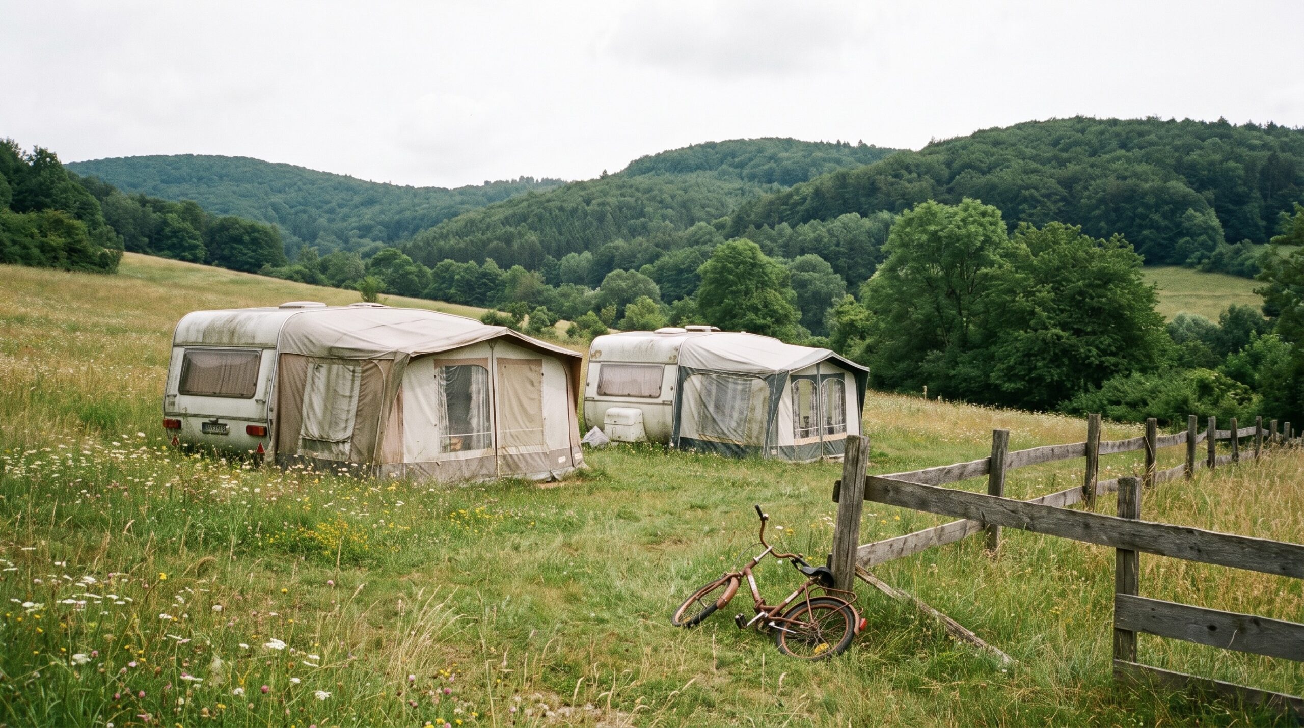 Idyllischer Campingplatz im Wienerwald