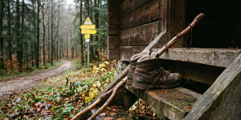 Campingplatz mit Wanderwegen im Wienerwald bei Wien