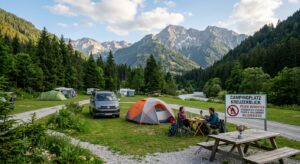Camping place in south austria