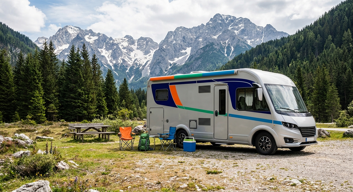 Wohnmobilübernachtung Kaumberg: So planst du den Stopp im Wienerwald richtig Wohnmobilübernachtung in Kaumberg: die Planung vor der Abfahrt Eine Wohnmobilübernachtung in Kaumberg ist schnell fixiert, sofern Saison, Reservierung und Anfahrt vorher geklärt sind. Die Alternative kennen viele: 19 Uhr, irgendwo im Triestingtal, die Sonne ist hinter dem Gerichtsberg weg. Denn der Platz aus der App ist voll, geschlossen oder existiert nur noch als Bewertung aus 2019. Dann braucht der Kühlschrank Strom, der Abwassertank ist voll, und vom Beifahrersitz kommt die Frage, wie lange das noch dauert. Diese Situation lässt sich jedoch vermeiden. Meist reichen drei Schritte, und die erledigt man am Vortag in zehn Minuten. Die Eckdaten für die Planung: Camping Paradise Garden, Höfnergraben 2, 2572 Kaumberg, Niederösterreich Ruhiges Seitental im südlichen Wienerwald, an einem Gebirgsbach, umgeben von Wiesen und Mischwald Rund 30 bis 35 Kilometer südwestlich von Wien Saison 2026: 30. März bis 30. September Reservierung ganzjährig per E-Mail an reservierung@camping-noe.at oder telefonisch unter +43 676 4741966 Dieser Leitfaden geht die Planung in der Reihenfolge durch, in der sie anfällt. Zuerst kommt der Stellplatz selbst, also Größe, Strom, Trinkwasser, Abwasser und Sanitär. Dann folgen Reservierung und Preise, inklusive der Punkte, die Gäste regelmäßig überraschen. Danach kommen die Anrouten aus Wien, von der A1, von der A2 sowie für Reisende Richtung Ungarn. Zum Schluss geht es um den Aufenthalt: Wien per Bus, Wandern, Radfahren und Ausflüge in der Region. Schritt 1: Stellplatz und Infrastruktur für die Wohnmobilübernachtung in Kaumberg prüfen Ob die Nacht ruhig wird, entscheidet sich schon vor der Buchung. Drei Angaben sagen viel: Parzellengröße in Quadratmetern, Anschlüsse direkt am Platz und das Baujahr der Sanitäranlagen. Fehlen sie auf der Website, ruf an und frag nach. Welche Signale schon vor der Anreise zählen, haben wir in einem eigenen Beitrag zum Camper-Stellplatz in Niederösterreich zusammengefasst. Für eine Wohnmobilübernachtung in Kaumberg sieht das bei uns so aus: rund 50 Touristik-Stellplätze, jede Parzelle etwa 90 bis über 100 m². Das Gelände ist lang gestreckt und überwiegend eben, mit einzelnen Bäumen und Hecken zwischen den Plätzen. Nebenan fließt ein Gebirgsbach, dahinter weiden die Schafe des Hofes. Worauf du bei jedem Platz achten solltest: Strom, Trinkwasser und Abwasser direkt an der Parzelle. In Österreich ist das nicht selbstverständlich, oft gibt es nur eine zentrale Ver- und Entsorgungsstation. Abstand zwischen den Fahrzeugen. Denn unter 80 m² pro Parzelle wird es eng, sobald Markise und Stühle draußen stehen. Warum wir bei 90 m² pro Parzelle geblieben sind, steht hier. Zustand der Sanitäranlagen. Unser Gebäude stammt aus 2005, ist behindertengerecht ausgestattet und wurde vom ADAC mit 5 Sternen bewertet. Erreichbarkeit des Betreibers. Eine Handynummer, an die jemand rangeht, spart im Zweifel eine Stunde Suche. Das Abwasser läuft bei uns über das campingeigene Kanalsystem. So brauchst du keinen Kanisterverkehr. Nötig sind aber ein ausreichend langer Abwasserschlauch und ein Stromkabel mit etwas Reserve. Strom, Trinkwasser und Abwasser direkt an der Parzelle Jeder Stellplatz bei uns in Kaumberg hat drei Anschlüsse: Strom, Trinkwasser und Abwasserentsorgung über das campingeigene Kanalsystem. Du stellst ab, schließt an und bist fertig. So etwas gibt es in Österreich seltener, als viele annehmen. Deshalb lohnt der Blick auf die eigene Ausrüstung vor der Abfahrt. Denn die Packliste verschiebt sich dadurch. Kanister und Powerbanks kannst du also zu Hause lassen. Wichtiger sind Verbindungsstücke, die tatsächlich bis zum Anschluss reichen: ein Stromkabel in großzügiger Länge, weil die Parzellen bei uns 90 bis über 100 m² groß sind ein Wasserschlauch mit passendem Anschlussstück für den Trinkwasserhahn ein Abwasserschlauch, der vom Fahrzeug bis zum Kanalanschluss reicht ein einfacher Adapter-Satz, falls dein Gewinde nicht passt Das Rechnen mit der Bordbatterie erledigt sich, weil der Landstrom durchläuft. Für Gäste, die mehrere Nächte bleiben oder Wien per Bus besuchen, heißt das: Kühlschrank, Laptop und Ladegeräte laufen ohne Rationierung. Was sonst noch ins Fahrzeug gehört, zeigt unsere Packliste für den Sommer. Abgerechnet wird der Strom nach Zählerstand, EUR 0,50 pro kW. Du zahlst also nur, was du wirklich verbrauchst; eine Tagespauschale gibt es nicht. Wasser und Kanalbenützung sind zudem im Stellplatzpreis inbegriffen. Das WLAN gibt es mit 1 GB fair use gratis. Für E-Mails, Fahrpläne und Wetterbericht reicht das. Wer jedoch Filme streamen will, plant besser mit eigenen Daten. Sanitär, Gasthaus und Ausstattung am Platz Das Sanitärgebäude ist seit 2005 in Betrieb: moderne Duschen, getrennte WC-Räume, behindertengerecht ausgestattet. Der ADAC hat dafür 5 Sterne vergeben, die höchste Bewertungsstufe in diesem Bereich. Auch die niederländische ANWB bewertet den Platz mit 8,3. Seit 2007 trägt Camping Paradise Garden zudem das EU-ECO-LABEL, die höchste Umweltauszeichnung der Europäischen Union. Das passt zum Leitsatz, der seit 1980 über allem steht, was hier gebaut und gepflanzt wurde: in der Natur mit der Natur leben. Am Platz gibt es ein Gasthaus mit Getränken und Hausmannskost aus eigener Küche. Die Öffnungszeiten richten sich allerdings nach Saison und Auslastung. Frag im Zweifel kurz bei Leopold Grandl nach, +43 676 4741966. Dann weißt du vor der Anreise, ob du selbst kochst oder dich hinsetzen kannst. Was sonst zur Ausstattung gehört: Strom, Trinkwasser und Abwasserentsorgung direkt an jedem Stellplatz, Abwasser über das campingeigene Kanalsystem WLAN am Platz, 1 GB fair use gratis Hunde sind willkommen Platz für Reisemobile, Wohnwagen, Zelte und Motorradreisende Motorradfahrer und Pilger auf der Via Sacra nutzen die Infrastruktur genauso wie Reisemobilgäste: Dusche, Handy-Lademöglichkeit, WLAN. Bezahlt wird aber ausschließlich in bar, Kartenzahlung ist nicht möglich. Schritt 2: Wohnmobilübernachtung in Kaumberg reservieren, Preise kalkulieren und bar bezahlen Reservierungen für eine Wohnmobilübernachtung in Kaumberg nehmen wir ganzjährig per E-Mail an reservierung@camping-noe.at entgegen. Kommt die Bestätigung nicht zeitnah, prüfen Sie bitte auch den Spam-Ordner. Telefonisch erreichen Sie Leopold Grandl unter +43 676 4741966, bei technischen wie persönlichen Fragen. Diese Angaben gehören in die Anfrage, dann geht die Zusage schneller: Anreise- und Abreisedatum Fahrzeugtyp und Fahrzeuglänge Anzahl der Personen, Alter mitreisender Kinder Bedarf an Stromanschluss Hund ja oder nein Für eine Wohnmobilübernachtung in Kaumberg gelten in der Saison vom 30. März bis 30. September 2026 diese Preise. Ein Reisemobil mit 2 Personen kostet EUR 33,00 pro Nacht, mit 1 Person EUR 19,00. Jede weitere Person zahlt EUR 14,00, ein Kind von 5 bis 13 Jahren EUR 6,00. Für eine einzelne Nacht mit 2 Personen gilt dagegen der ermäßigte Tarif von EUR 26,00. Im Preis enthalten sind die Nächtigungstaxe von EUR 2,50 und die Müllgebühr von EUR 1,50, jeweils pro Person und Tag. Dazu kommen Wasser, Kanalbenützung und Mehrwertsteuer, ebenfalls inbegriffen. Strom rechnen wir nach Zählerstand ab, also nach tatsächlichem Verbrauch. So steht auf der Rechnung jede Position einzeln. Wir nehmen ausschließlich Bargeld an, Kartenzahlung ist nicht möglich. Heben Sie den Betrag deshalb vor der Anreise ab; in Kaumberg selbst gibt es dafür wenig Gelegenheit. Den aktuellen Stand aller Tarife finden Sie unter camping-noe.at/preise/. Schritt 3: Die Anreise zur Wohnmobilübernachtung in Kaumberg planen Ins Navi gehört Höfnergraben 2, 2572 Kaumberg. Wer lieber Koordinaten eingibt, nimmt GPS 48.01972, 15.9425. Der letzte Abschnitt ist bei jeder Route gleich. Denn nach dem Abbiegen von der Landesstraße folgen noch rund 400 Meter bis zum Platz. Anfahrt aus Richtung Wien (A21) Abfahrt Mayerling nehmen Richtung Hafnerberg auf die B11 weiter zur B18 nach Altenmarkt und durch den Ort einen Kilometer nach Thenneberg links abbiegen, dann 400 Meter Von Westen über die A1 Abfahrt St. Pölten Süd auf der B20 rund 15 Kilometer bis Traisen im Kreisverkehr auf die B18 Richtung Hainfeld, weiter etwa 17 Kilometer drei bis vier Kilometer nach Kaumberg rechts abbiegen, dann 400 Meter Über die A2 aus dem Süden Abfahrt Leobersdorf über Berndorf auf die B18 einen Kilometer nach Thenneberg links abbiegen, dann 400 Meter Als Zwischenstopp Richtung Ungarn Der Platz liegt am kürzesten Weg nach Osten. Vom Campingplatz fahren Sie auf der B18 bis Günselsdorf, dann Richtung Eisenstadt und weiter nach Ungarn. So sparen Sie gegenüber der Standardroute etwa 30 Kilometer. Planen Sie die letzte Etappe bei Tageslicht. Denn die Straßen im Triestingtal sind schmal, und Abzweigungen sieht man im Dunkeln schlecht. Bei Fragen zur Zufahrt hilft ein Anruf bei Leopold Grandl: +43 676 4741966. Routen aus Wien, aus dem Westen und aus dem Süden Die letzten Kilometer zur Wohnmobilübernachtung in Kaumberg führen über Landstraßen durch das Triestingtal. Alle drei Zufahrten sind jedoch auch für Gespanne und große Reisemobile befahrbar. Aus Wien fahren Sie auf der A21 Außenringautobahn bis zur Abfahrt Mayerling. Dann geht es Richtung Hafnerberg auf die B11 und weiter zur B18 nach Altenmarkt. Nach dem Ort bleiben Sie auf der B18; einen Kilometer nach Thenneberg biegen Sie links ab. Von Westen kommend verlassen Sie die A1 Westautobahn bei St. Pölten Süd. Auf der B20 sind es rund 15 Kilometer bis Traisen, im Kreisverkehr weiter auf die B18 Richtung Hainfeld und nach etwa 17 Kilometern nach Kaumberg. Drei bis vier Kilometer nach dem Ort biegen Sie rechts ab. Aus dem Süden nehmen Sie die A2 Südautobahn, Abfahrt Leobersdorf, und fahren über Berndorf auf der B18 ins Triestingtal. Auch hier biegen Sie einen Kilometer nach Thenneberg links ab. Nach dem Abbiegen sind es jeweils etwa 400 Meter bis zur Schranke. Danach hören Sie den Bach und die Schafe auf der Nachbarwiese. Für das Navigationsgerät geben Sie Höfnergraben 2, 2572 Kaumberg ein. Wer mit Koordinaten arbeitet, nutzt 48.01972 Nord und 15.9425 Ost. Leopold Grandl erreichen Sie unter +43 676 4741966, falls auf den letzten Metern etwas unklar bleibt. Zwischenstopp auf dem Weg nach Ungarn Wer von Westösterreich oder Deutschland Richtung Ungarn fährt, nimmt meist die Standardroute über Wien. Über Kaumberg ist der Weg aber rund 30 Kilometer kürzer. Vom Campingplatz geht es auf der B18 bis Günselsdorf, dann Richtung Eisenstadt und weiter über die Grenze. Sie starten also am Morgen direkt auf der Route, ohne erst 20 Kilometer zurückfahren zu müssen. Für Durchreisende zählt vor allem die Nacht dazwischen. Auf einem Autobahnrastplatz gibt es Lärm und Licht, aber keine Entsorgung. Hier dagegen stehen Sie in einem Seitental im südlichen Wienerwald, an einem Gebirgsbach, umgeben von Wiesen und Wald. Mehr dazu, was eine Nacht unterwegs wert ist, lesen Sie in unserem Beitrag zum Kurzzeitstellplatz für Wohnmobile. Eine Wohnmobilübernachtung in Kaumberg bedeutet konkret: Stromanschluss, Trinkwasser und Abwasserentsorgung direkt an der Parzelle Stellplätze mit rund 90 bis über 100 m², also Platz für Markise und Tisch Sanitärgebäude mit ADAC-Bewertung von 5 Sternen WLAN am Platz, 1 GB fair use gratis Gasthaus mit Hausmannskost aus eigener Küche Sie kommen mit vollen Abwassertanks an und fahren mit leeren weiter. Außerdem ist die Batterie geladen und der Kühlschrank kalt, wenn Sie am nächsten Morgen aufbrechen. Bitte beachten Sie: Wir nehmen ausschließlich Barzahlung. Reservierungen laufen über reservierung@camping-noe.at oder telefonisch unter +43 676 4741966. Auch für eine einzelne Nacht lohnt sich deshalb eine kurze Anfrage vorab. Schritt 4: Die Wohnmobilübernachtung in Kaumberg als Basis nutzen, Wien inklusive Die Wohnmobilübernachtung in Kaumberg eignet sich als Basis für Wien-Tage. Die Buslinie 169 fährt von den Haltestellen im Ort direkt zum Matzleinsdorfer Platz. Die Fahrt dauert rund 55 Minuten, das Ticket kostet etwa EUR 7,00 bis 11,00. Dort steigst du in U-Bahn, S-Bahn oder Straßenbahn um. Es gibt allerdings nur zwei bis drei Fahrten pro Tag. Prüfe die Zeiten deshalb vorab auf vor.at, postbus.at oder in ÖBB Scotty. Ohne Fahrzeug kommst du hier auch weit. Denn Kaumberg hat 52 km markierte Wanderwege. Die Burgruine Araburg auf 800 m Seehöhe ist die höchstgelegene Ruine Niederösterreichs; ab der Ortsmitte gehst du etwa 1,5 Stunden hinauf. Für Radfahrer gibt es außerdem den Triestingtal-Gölsental-Radweg mit 62 km. Pilger auf der Via Sacra finden bei uns Dusche, Handy-Lademöglichkeit und WLAN. Nach Absprache bleibt das Auto bis zur Rückreise am Parkplatz stehen. Für Tagesausflüge mit dem Wohnmobil oder Auto: Stift Heiligenkreuz und das geschichtsträchtige Mayerling Baden mit Theater und Casino, dazu ein Heuriger in Gumpoldskirchen Weißer Zoo in Kernhof, ein Ziel für Familien Öffnungszeiten und Eintritte stehen jeweils auf den offiziellen Websites. Bitte sieh dort nach, bevor du losfährst. Am Platz selbst bleibt es ruhig. Nebenan weiden die Schafe des Hofes, auf den Wiesen wachsen rund 120 alte Obstsorten. Die Hofstätte wird 1380 erstmals erwähnt, der Campingplatz besteht seit 1980. Nördlich davon liegt der Wienerwald, Biosphärenpark und Natura-2000-Gebiet. Häufige Fragen zur Wohnmobilübernachtung in Kaumberg Was kostet eine Wohnmobilübernachtung in Kaumberg? Im Camping Paradise Garden zahlen Sie für ein Reisemobil mit zwei Personen EUR 33,00 pro Nacht. Bei nur einer Nacht gilt dagegen der ermäßigte Tarif von EUR 26,00 für zwei Personen. Strom wird nach Zählerstand mit EUR 0,50 pro kW abgerechnet. Nächtigungstaxe, Müllgebühr, Wasser und Kanalbenützung sind bereits inbegriffen; aktuelle Details finden Sie unter camping-noe.at/preise/. Welche Anschlüsse gibt es direkt am Stellplatz? Jeder Stellplatz verfügt über Strom, Trinkwasser und Abwasserentsorgung über das campingeigene Kanalsystem. Sie brauchen also keine Kanisterkette und keine Fahrt zur Entsorgungsstation. Auch das Sanitärgebäude ist in Reichweite: 2005 neu errichtet, behindertengerecht und vom ADAC mit 5 Sternen bewertet. Wie viel Platz habe ich mit meinem Reisemobil? Die Parzellen sind rund 90 bis über 100 m² groß, das Gelände ist lang gestreckt und überwiegend eben. Rund 50 Stellplätze stehen für Reisegäste zur Verfügung, dazwischen einzelne Bäume und Hecken. Sie stehen also nicht Tür an Tür, sondern zwischen Wiesen und bewaldeten Höhen im Seitental. Ist eine Wohnmobilübernachtung in Kaumberg als Basis für Wien-Besuche geeignet? Ja, der Platz liegt etwa 30 bis 35 Kilometer südwestlich von Wien. Die Buslinie 169 fährt von Kaumberg direkt zum Matzleinsdorfer Platz, Fahrzeit rund 55 Minuten, bei zwei bis drei Fahrten täglich. Dort haben Sie Anschluss an U-Bahn, S-Bahn und Straßenbahn. Aktuelle Fahrpläne und Preise prüfen Sie deshalb am besten auf vor.at oder postbus.at. Wie reserviere ich eine Wohnmobilübernachtung in Kaumberg, und wann ist der Platz geöffnet? Die Saison 2026 läuft vom 30. März bis 30. September. Eine Wohnmobilübernachtung in Kaumberg reservieren Sie ganzjährig per E-Mail an reservierung@camping-noe.at, telefonisch erreichen Sie Leopold Grandl unter +43 676 4741966. Prüfen Sie bitte auch den Spam-Ordner, falls die Bestätigung nicht zeitnah eintrifft. Kann ich mit Karte zahlen? Nein, am Platz gilt ausschließlich Barzahlung. Planen Sie also genug Bargeld für Übernachtung, Strom und das Gasthaus ein. Alle Preise verstehen sich zudem inklusive aller Abgaben und Steuern. Lohnt sich eine Wohnmobilübernachtung in Kaumberg als Zwischenstopp Richtung Ungarn? Der Campingplatz liegt am kürzesten Weg nach Ungarn und spart gegenüber der Standardroute rund 30 Kilometer. Vom Platz fahren Sie auf der B18 bis Günselsdorf, dann Richtung Eisenstadt und weiter über die Grenze. So verbindet eine Wohnmobilübernachtung in Kaumberg eine ruhige Nacht mit voller Infrastruktur und einer kürzeren Etappe am nächsten Tag.