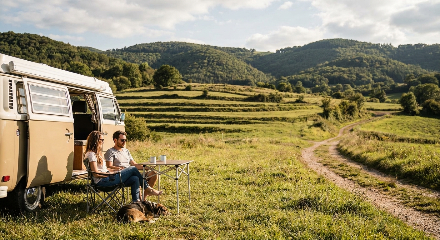 Illustration for Camper Stellplatz Niederösterreich: Woran du einen guten Platz erkennst