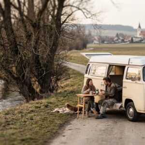 Illustration for Campervan-Abenteuer Niederösterreich: So klappt die Auszeit 30 km vor Wien