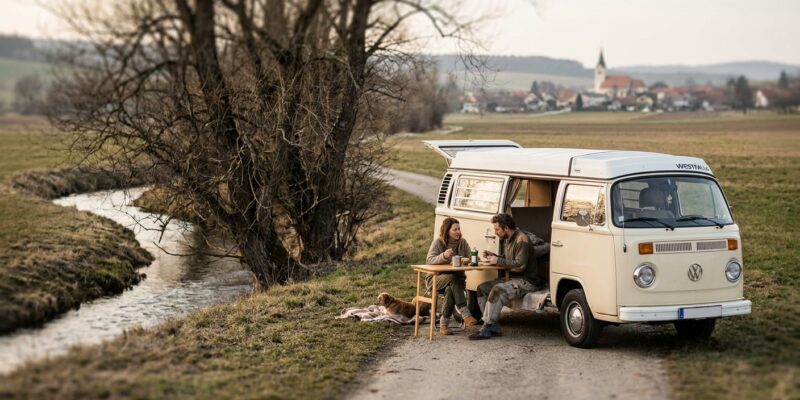 Illustration for Campervan-Abenteuer Niederösterreich: So klappt die Auszeit 30 km vor Wien